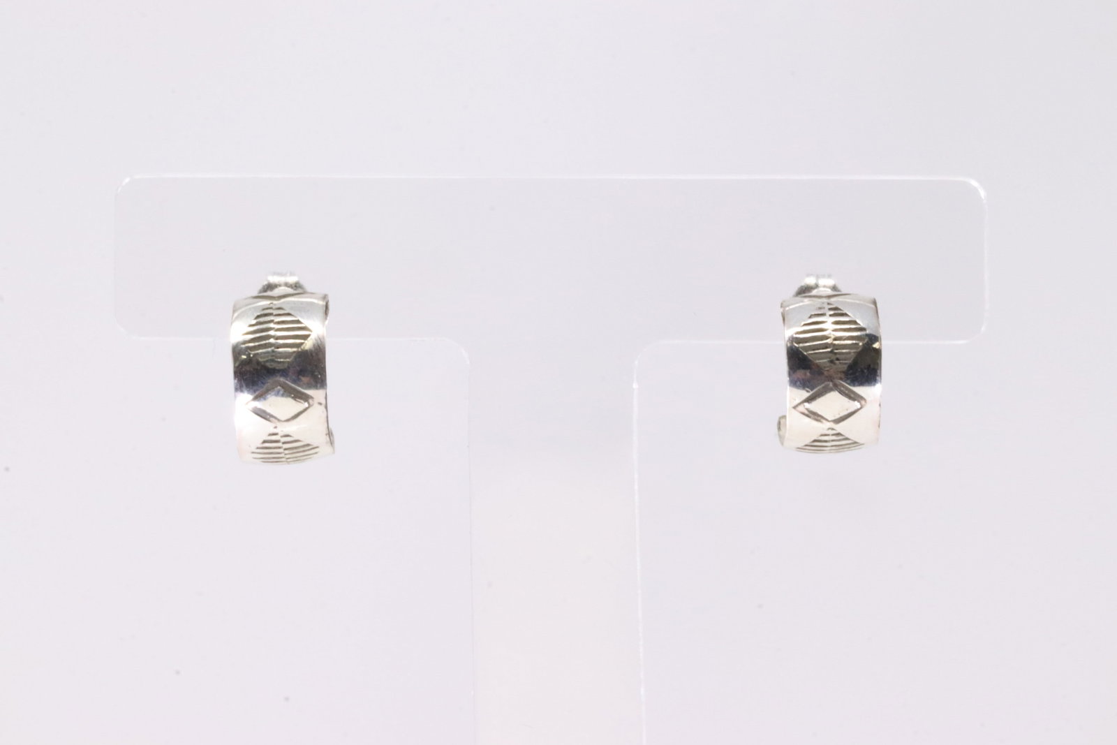 America Sterling Silver Stamped Post Earring's.: This is a America Sterling Silver Stamped Post Earring's.