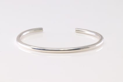 America Sterling Silver Solid Bracelet Cuff.