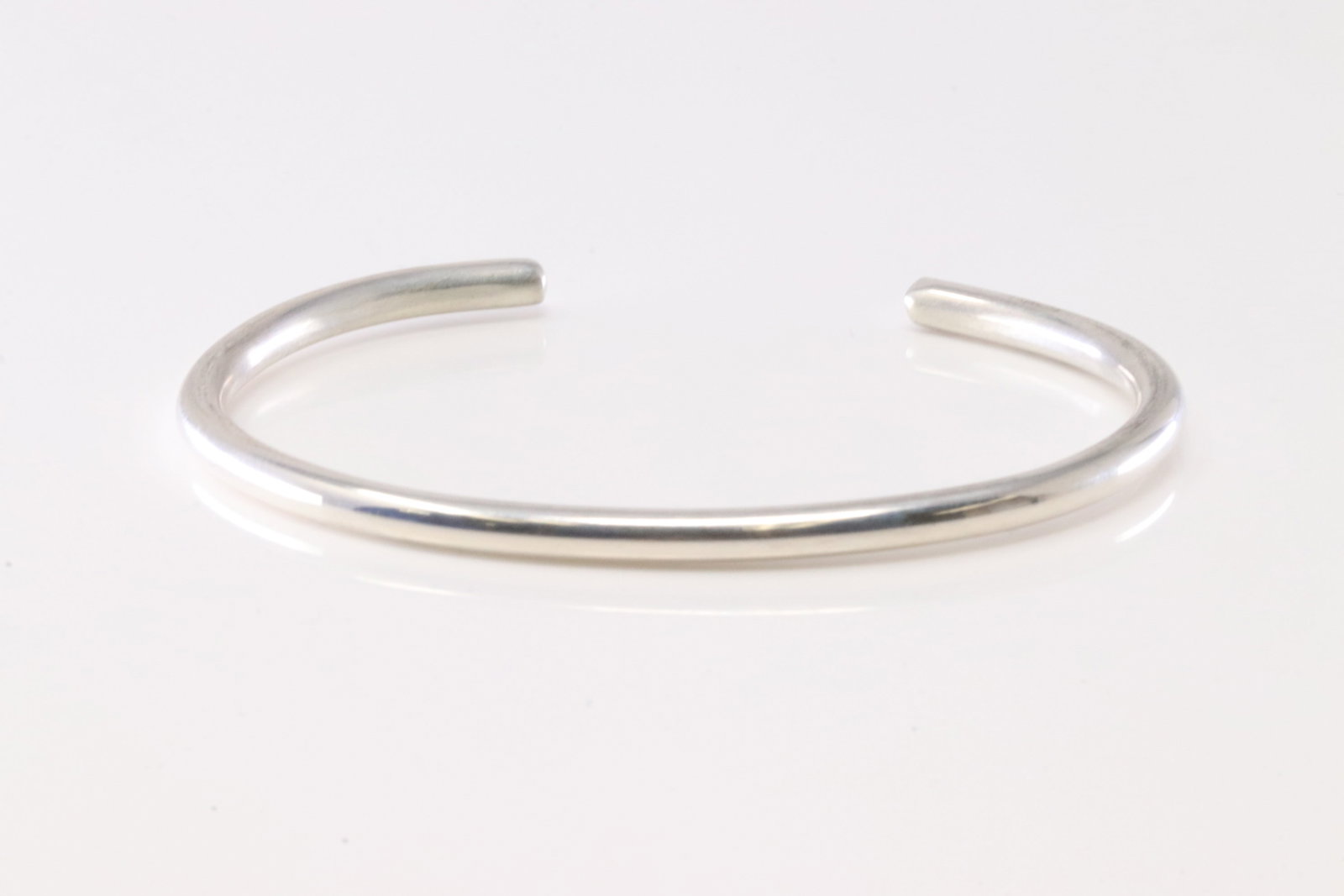 America Sterling Silver Solid Bracelet Cuff. - 3