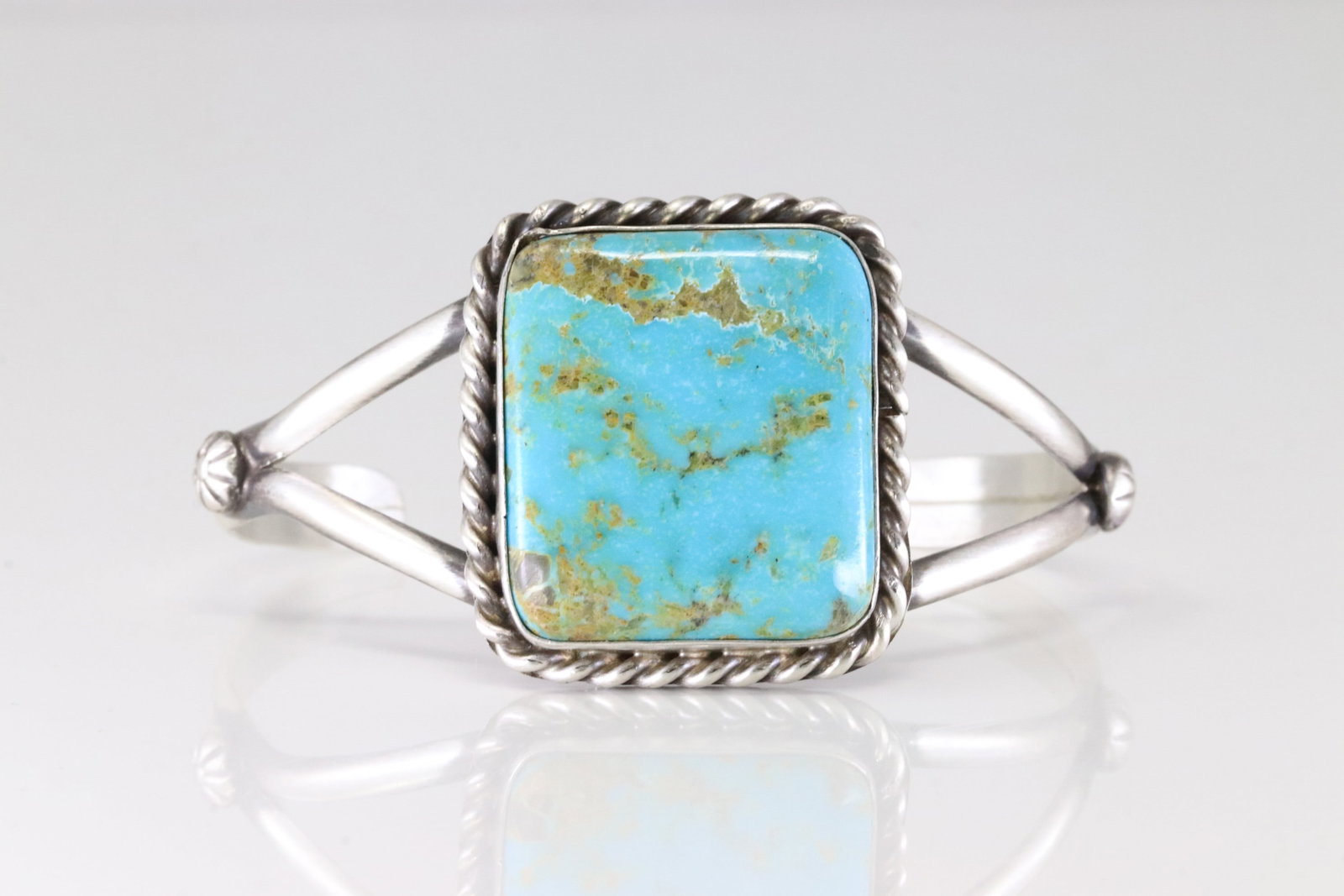 America Sterling Silver Turquoise Dangling Earring's.: This is a America Sterling Silver Turquoise Dangling Earring's.