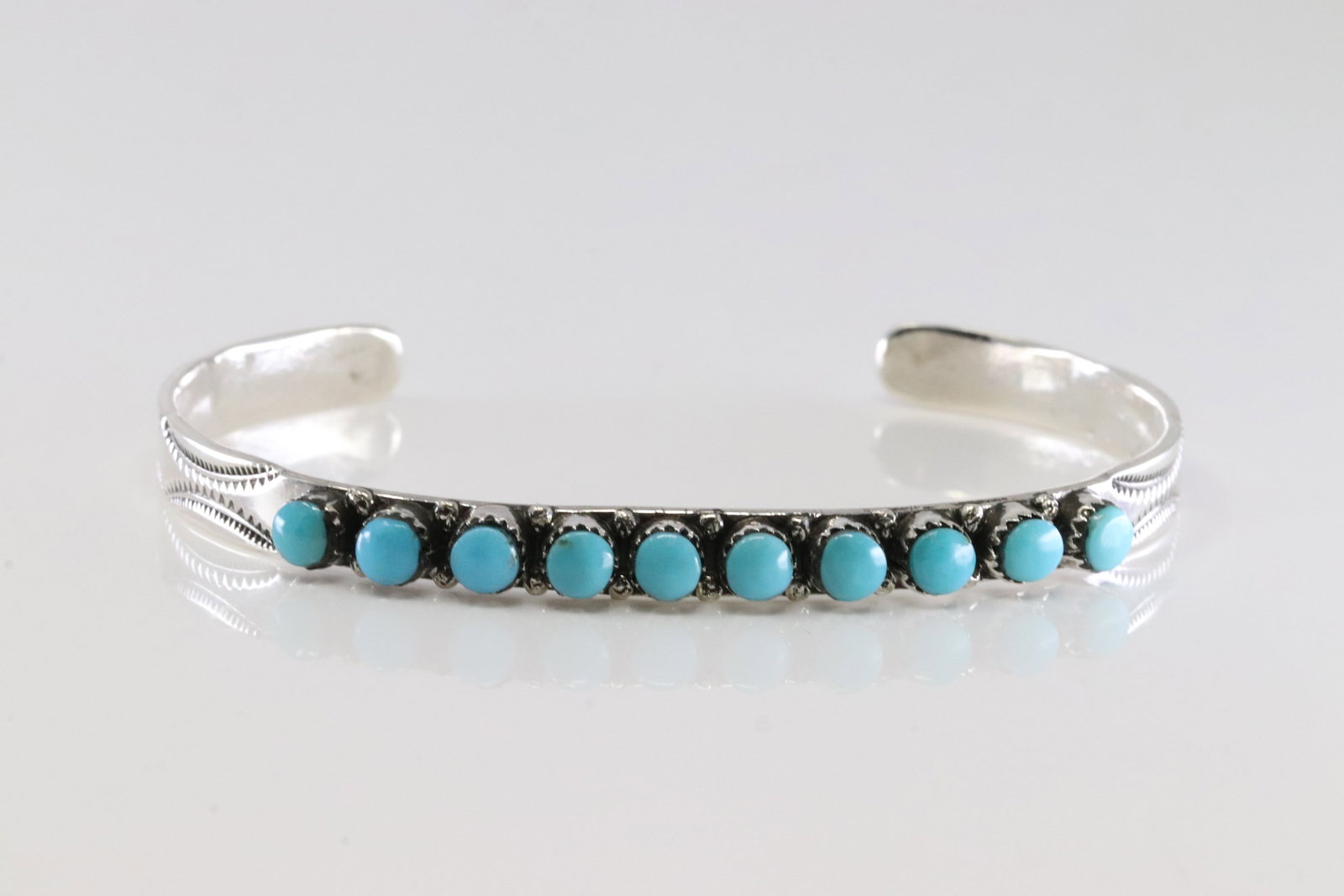 Native America Navajo Sterling Silver Turquoise Squash Necklace & Earring's Set By P.: This is a Native America Navajo Sterling Silver Turquoise Squash Necklace & Earring's Set By P. Stamp P. Necklace Length: 22.00.