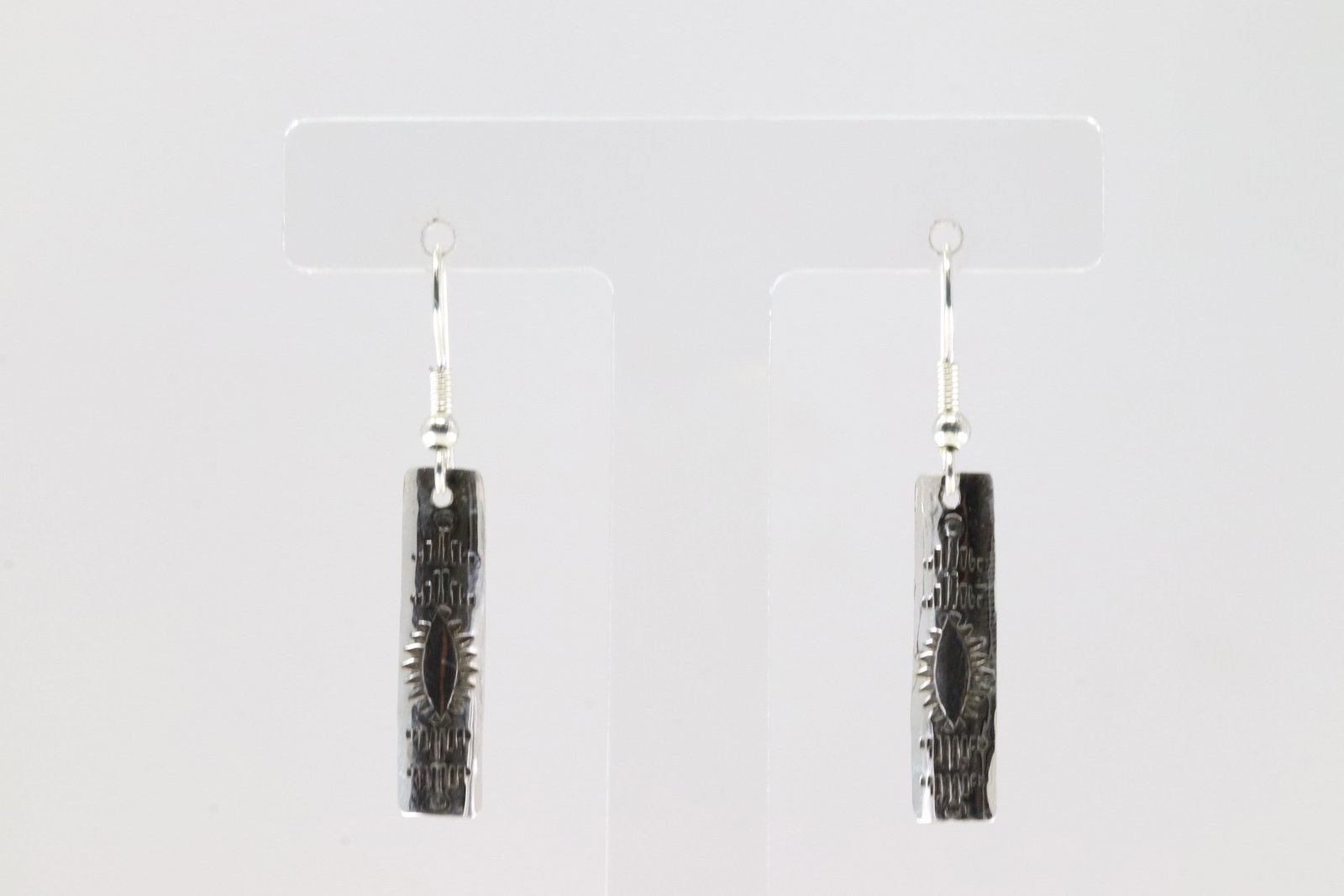 America Sterling Silver Stamped Post Earring's. (1 of 4)