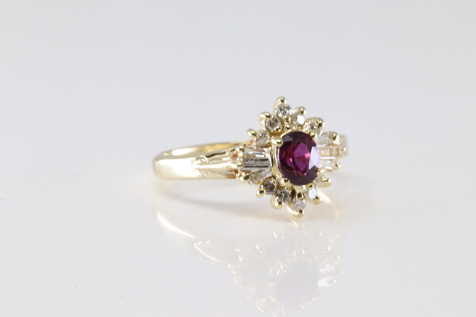 Ruby & Diamond Ring 14Kt. - 2