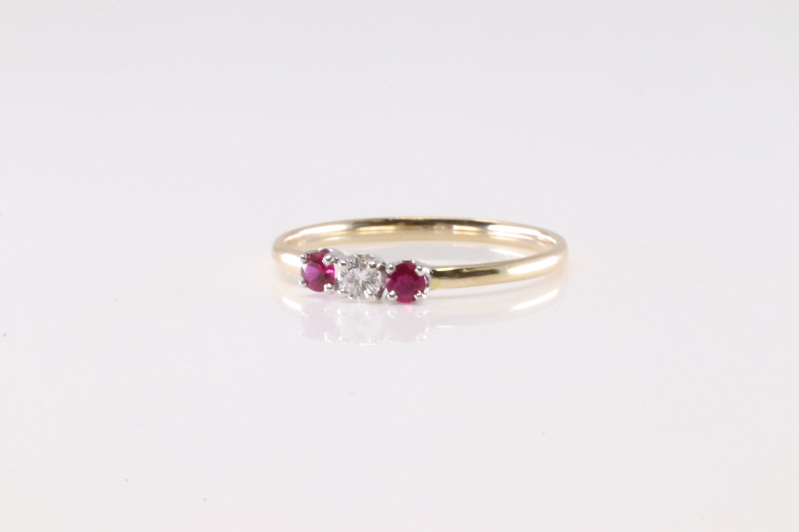 Ruby & Diamond Ring 14Kt. - 3