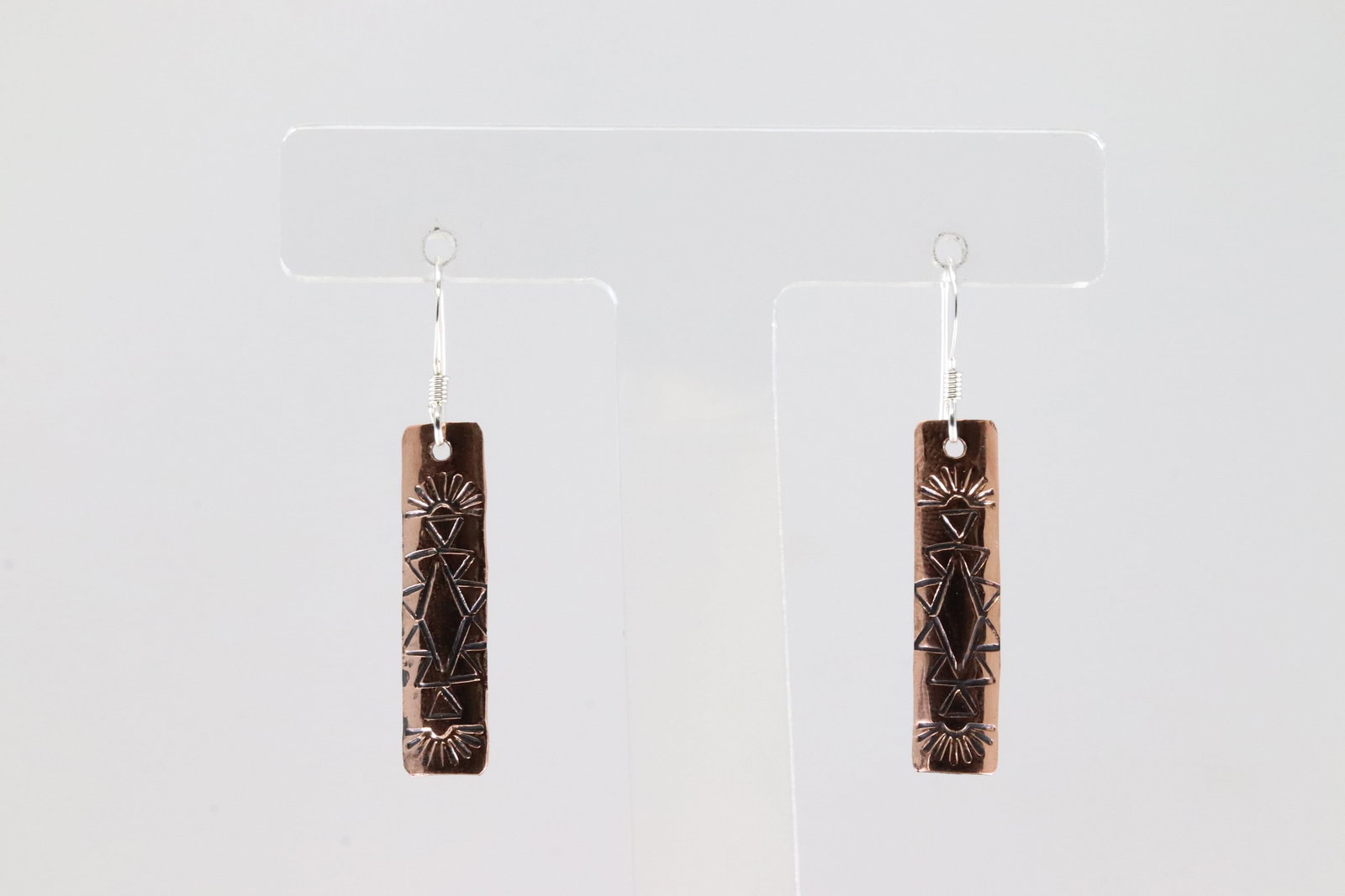 America Copper Dangling Earring. - 2