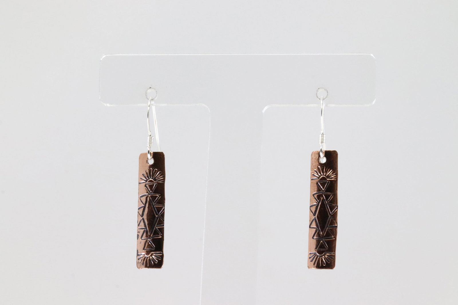 America Copper Dangling Earring. - 3