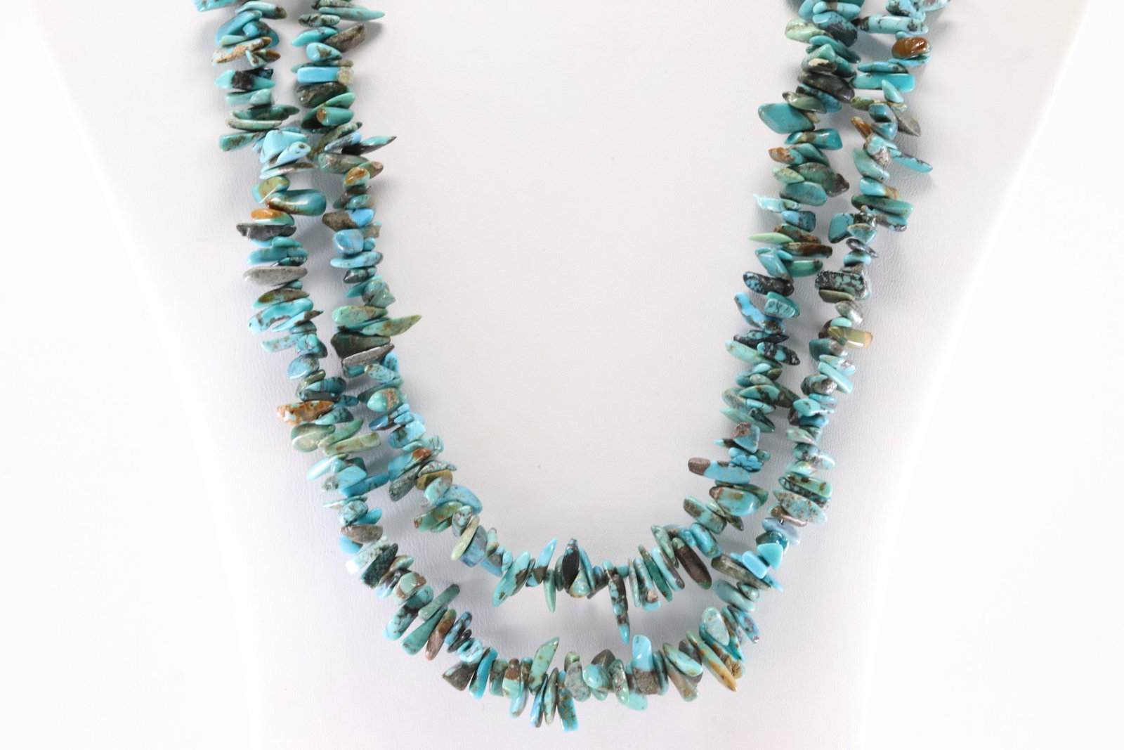 America Sterling Silver Turquoise Necklace. (1 of 4)