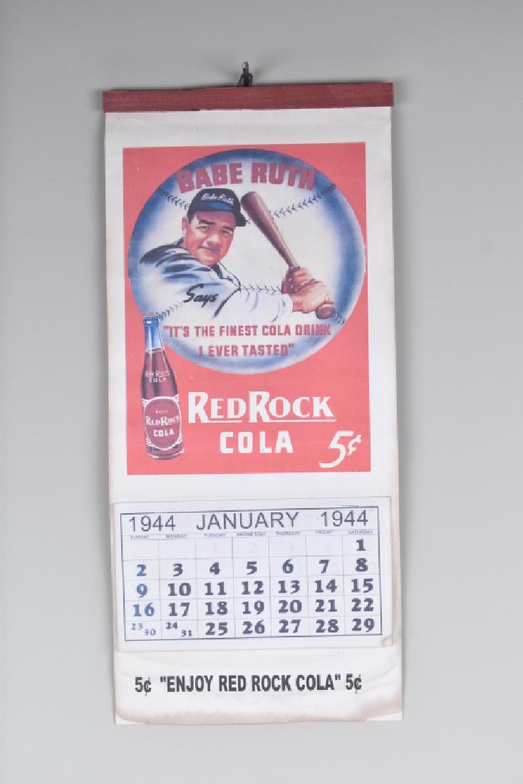 1944 Babe Ruth Red Rock Cola Calendar (1 of 1)