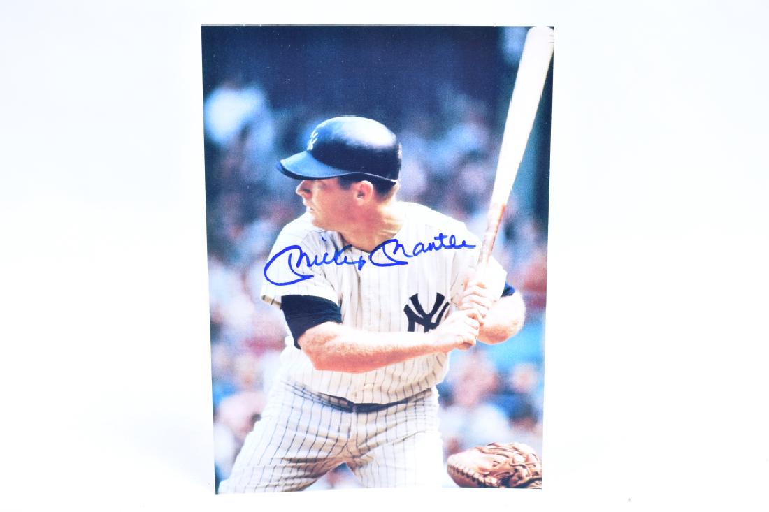 Mickey Mantle Autographed Photo 5x7 COA (1 of 2)