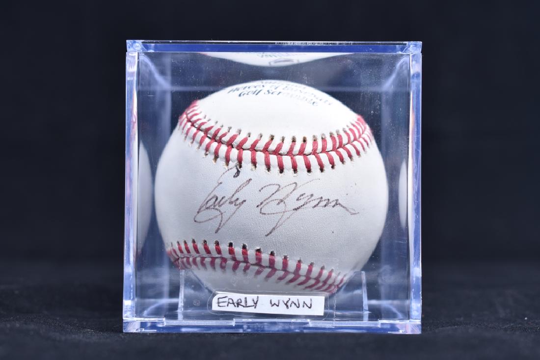 Early Wynn Autographed Baseball with COA (1 of 2)
