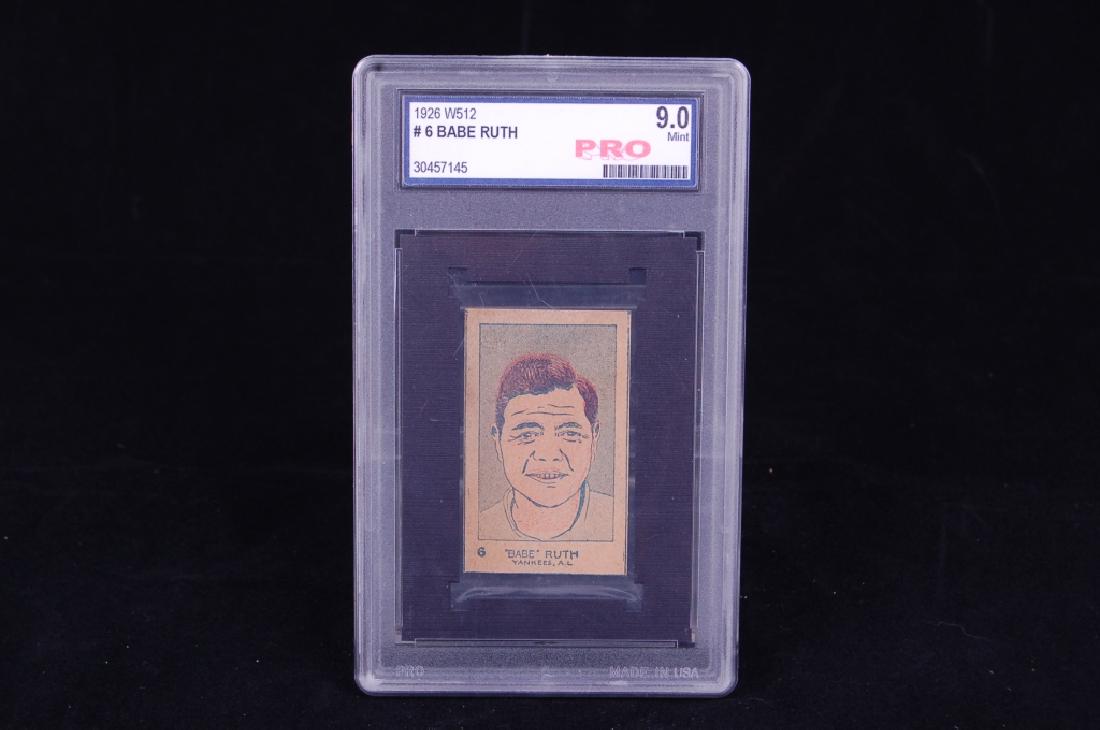 1926 Babe Ruth Tobacco Card (1 of 2)