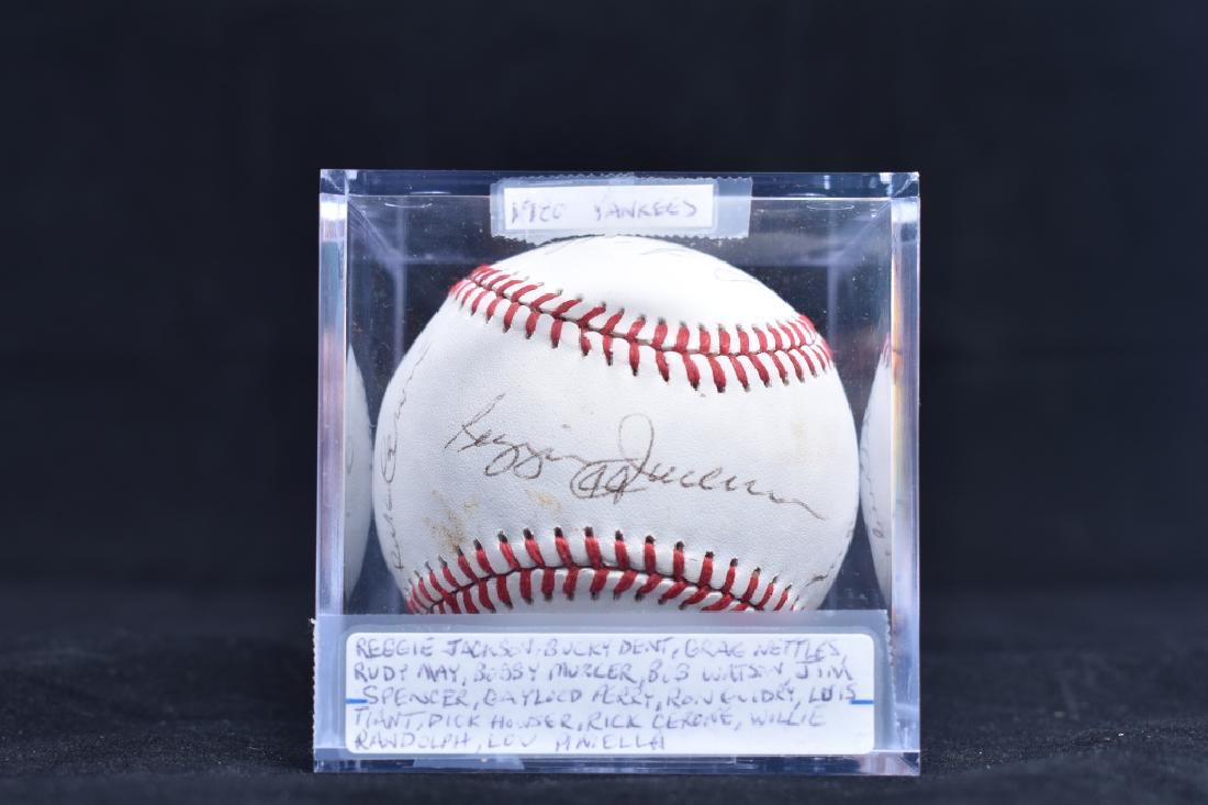 New York Yankees 1980 Team Signed Ball (1 of 6)