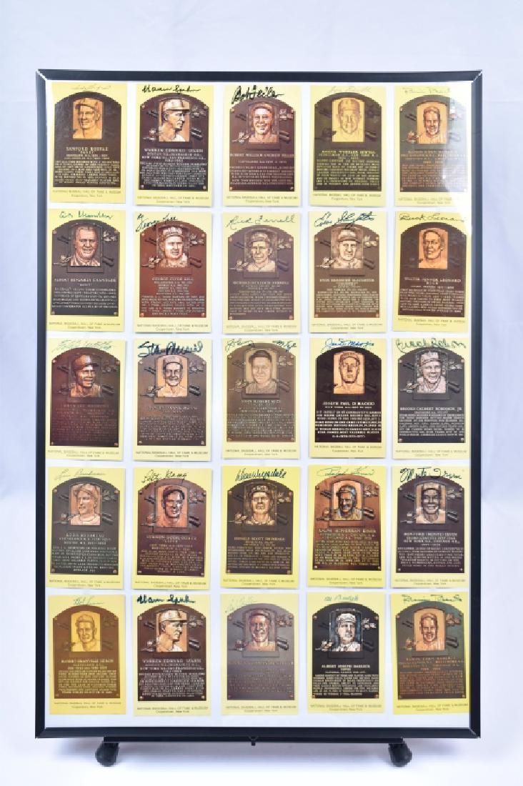 Hall of Fame Plaque Postcards Autographed (1 of 1)