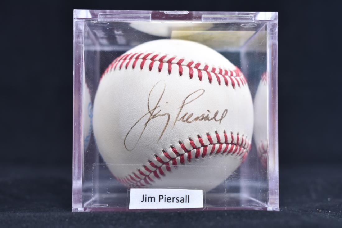 Jim Piersall Autographed Baseball (1 of 1)