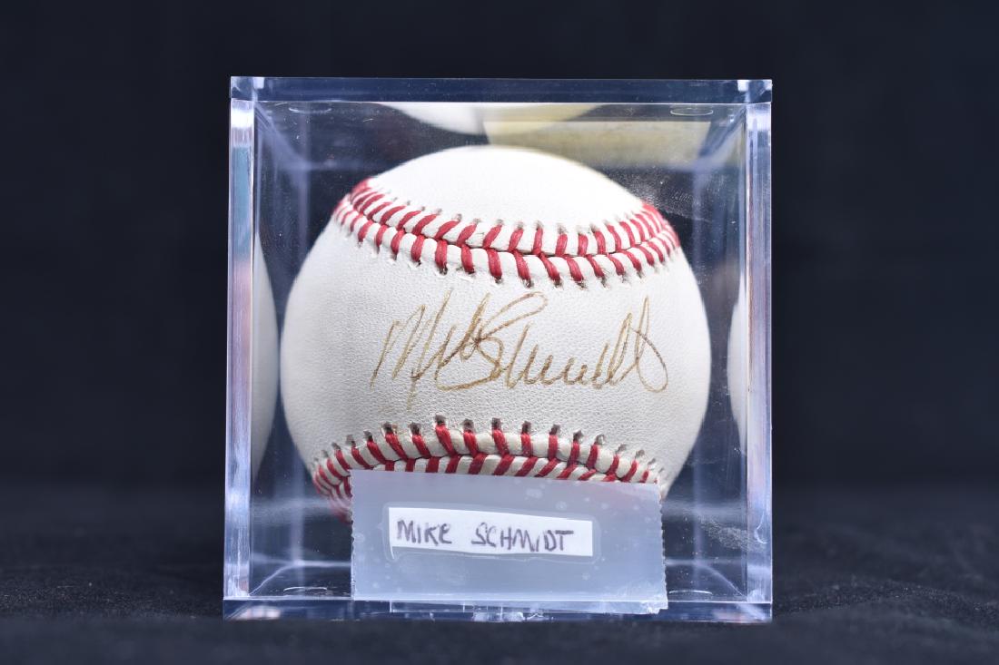Mike Schmidt Autographed Baseball Phillies (1 of 1)