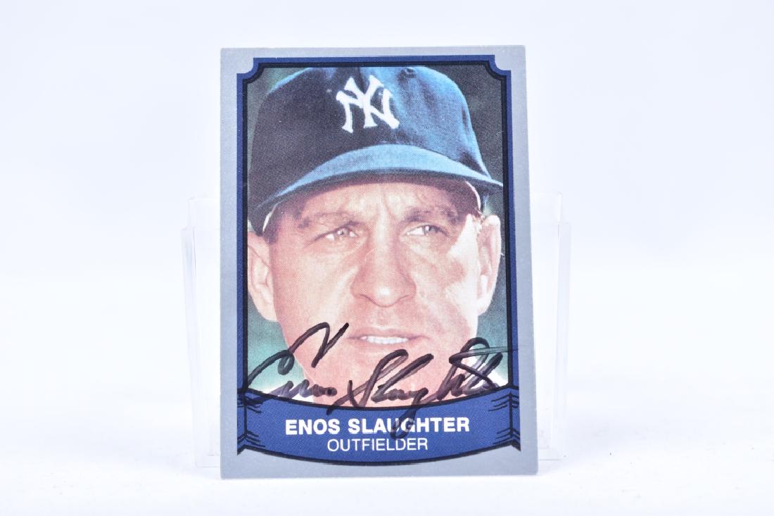 Enos Slaughter New York Yankees Autographed Card (1 of 1)