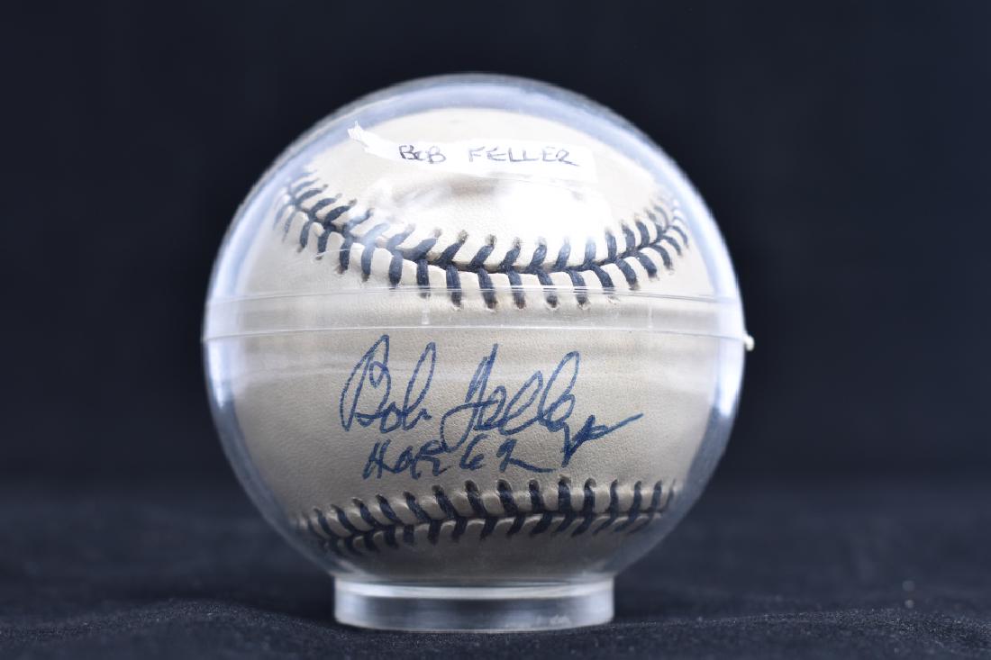 Bob Feller Autographed Baseball (1 of 2)