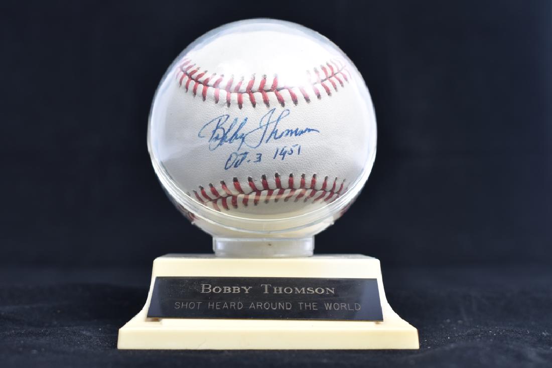Bobby Thomson Shot Heard Around the World Baseball (1 of 2)