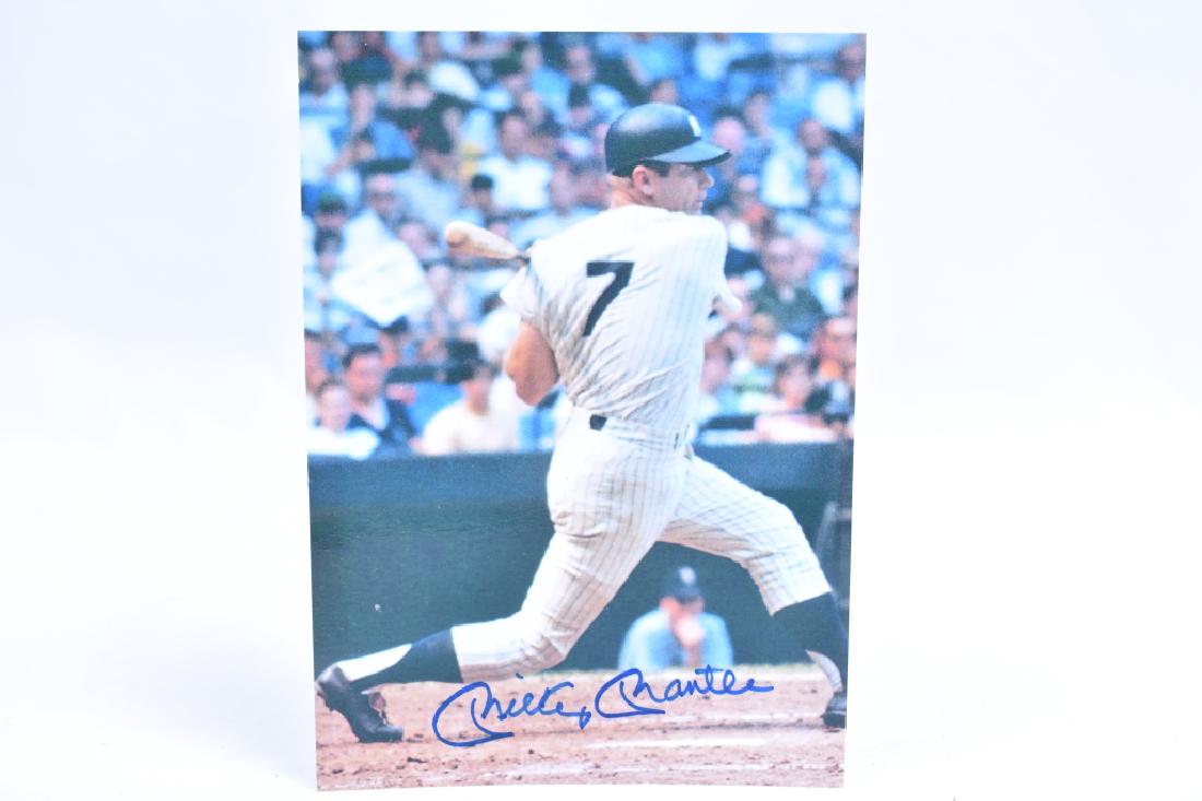 Mickey Mantle Autographed Photo 5x7 COA (1 of 2)