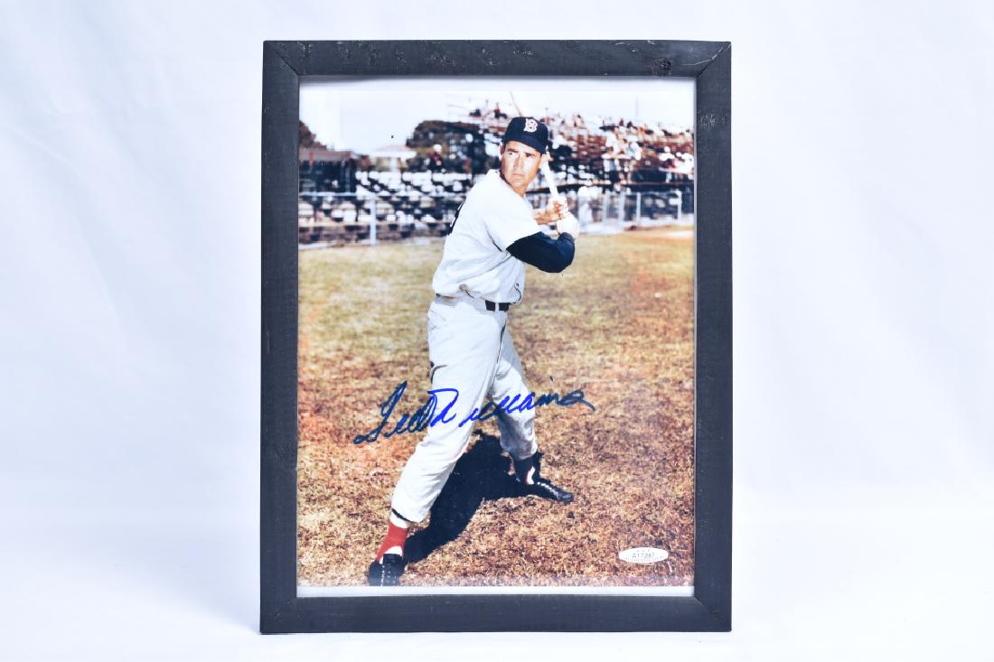 Ted Williams Autographed Photo Hologram (1 of 1)