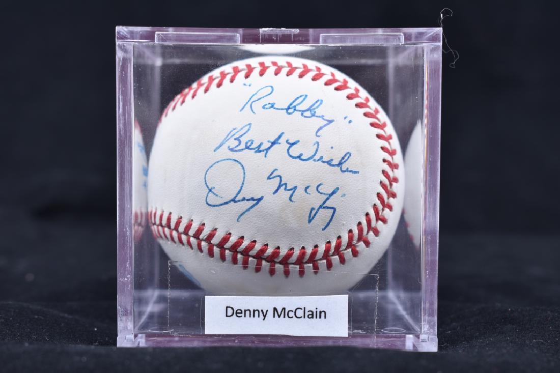 Denny McClain Detroit Tigers Signed Baseball (1 of 1)