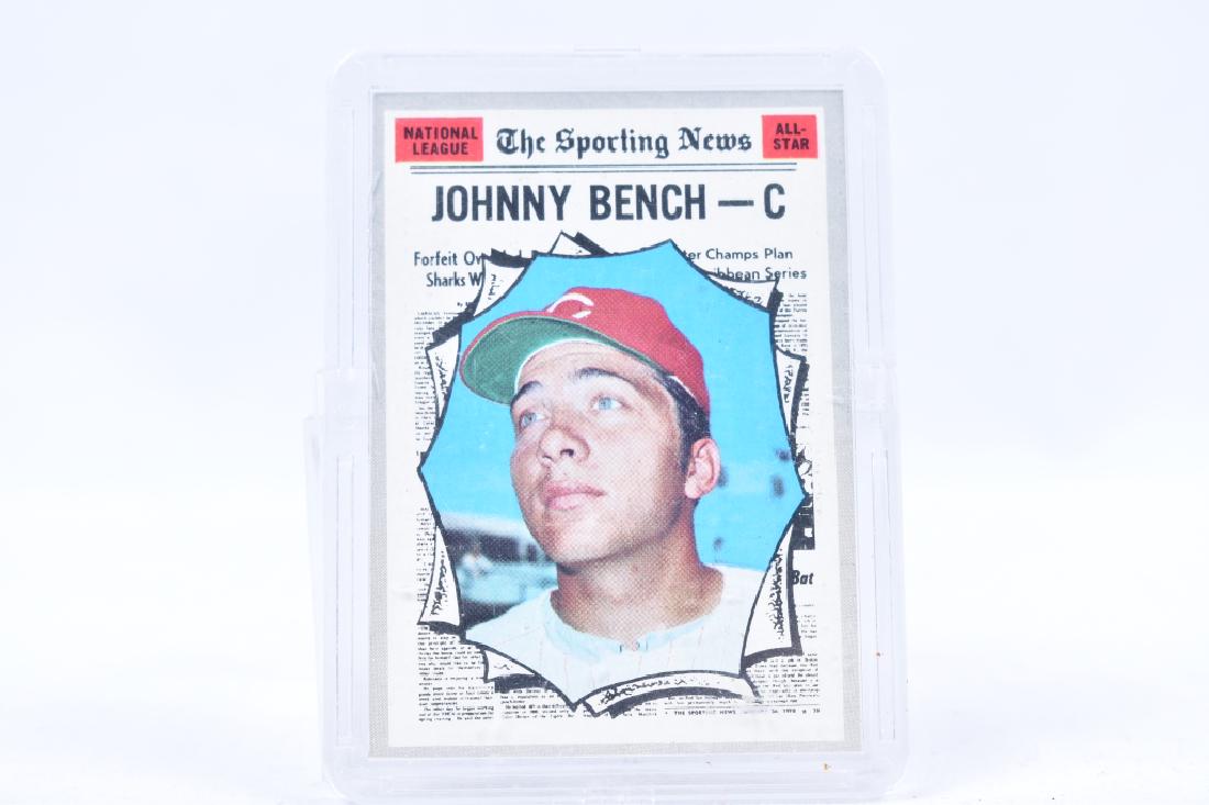 Johnny Bench Sporting News Baseball Card (1 of 1)