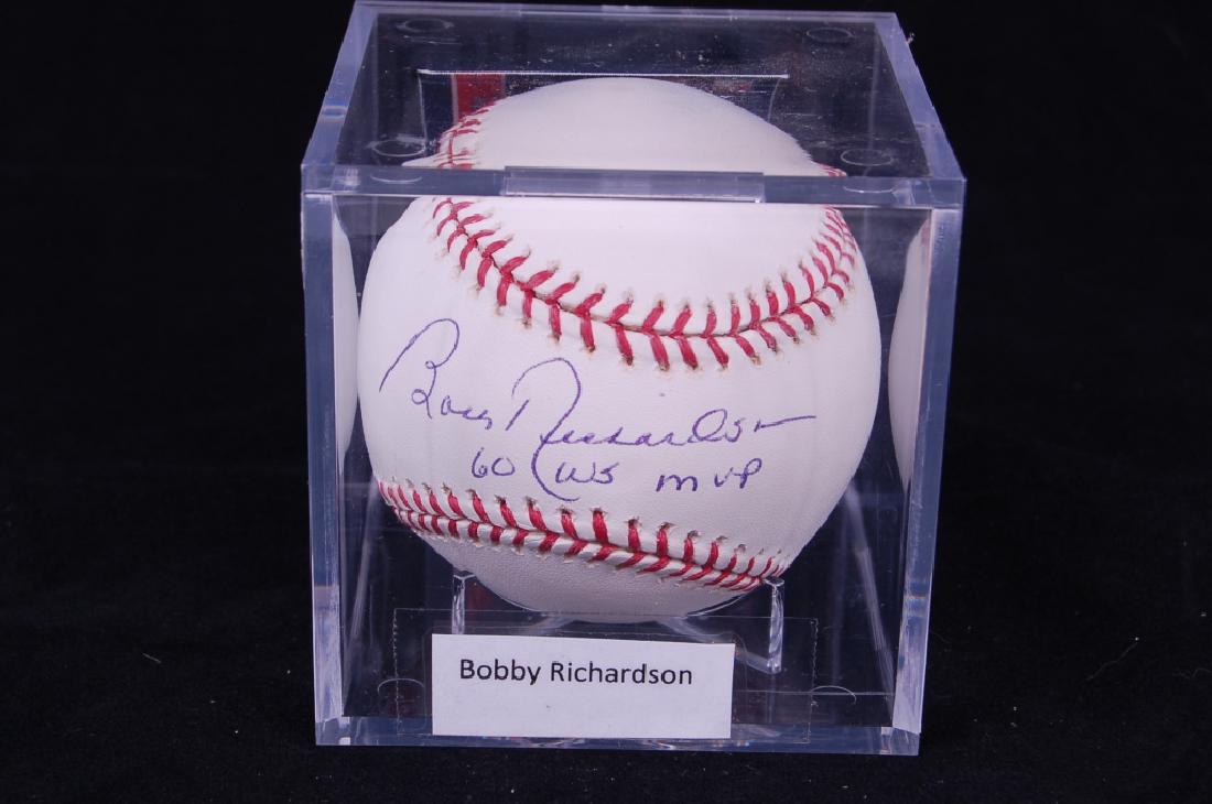 Bobby Richardson Autographed Baseball with COA (1 of 1)