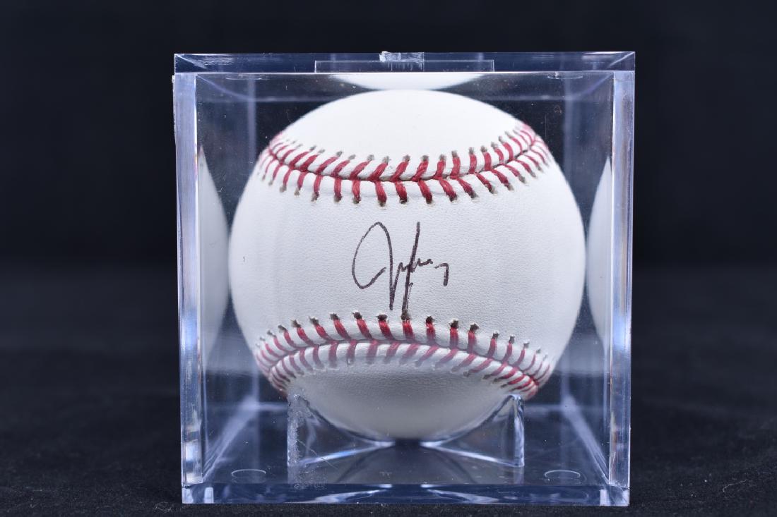 Jeff Francouer Autographed Baseball Atlanta Braves (1 of 1)