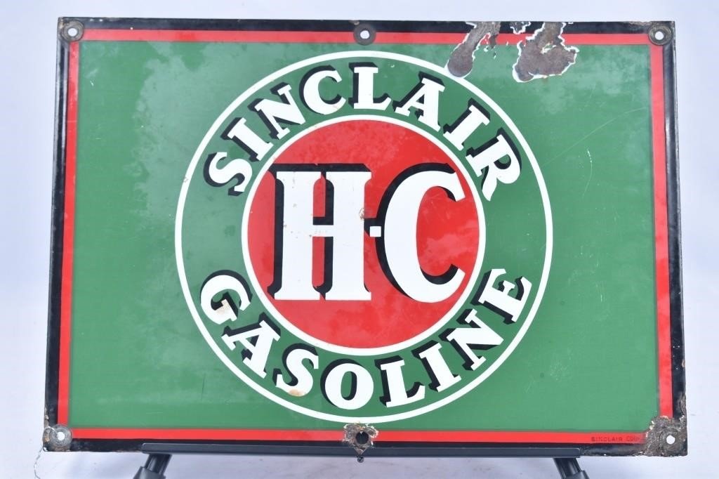 Sinclair Super Flame Oil for Heat Porcelain Sign (1 of 3)