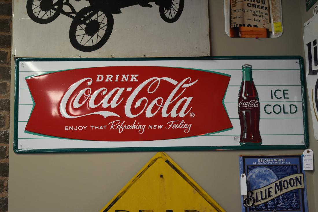 Drink Coca Cola Fishtail sign (1 of 3)
