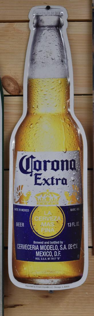 Corona Extra Bottle Sign: Corona Extra Bottle Sign SIZE: 22 1/2" x 6"