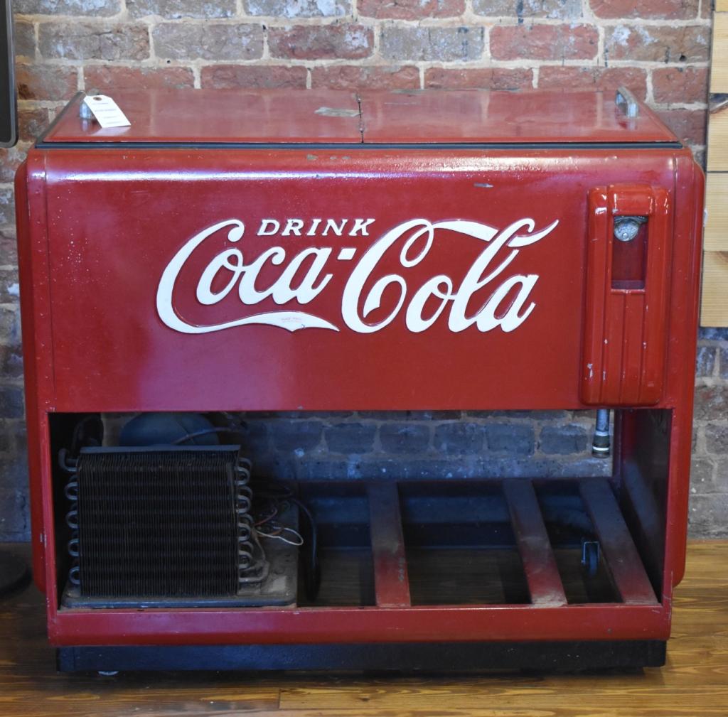 Drink Coca Cola Cooler: Drink Coca Cola Cooler Works! Measures approximately 42" wide x 27" deep x 37" tall