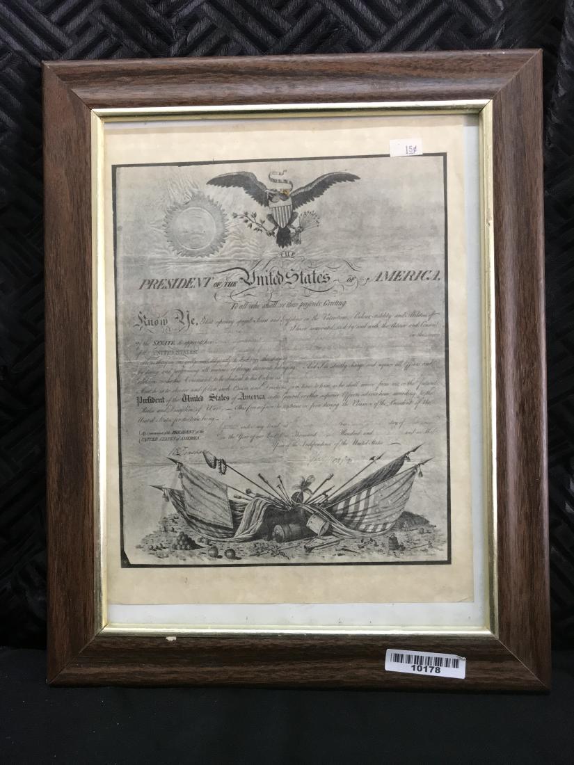 War of 1812  Lt. Porter Hanks Appointment by Thomas (1 of 11)