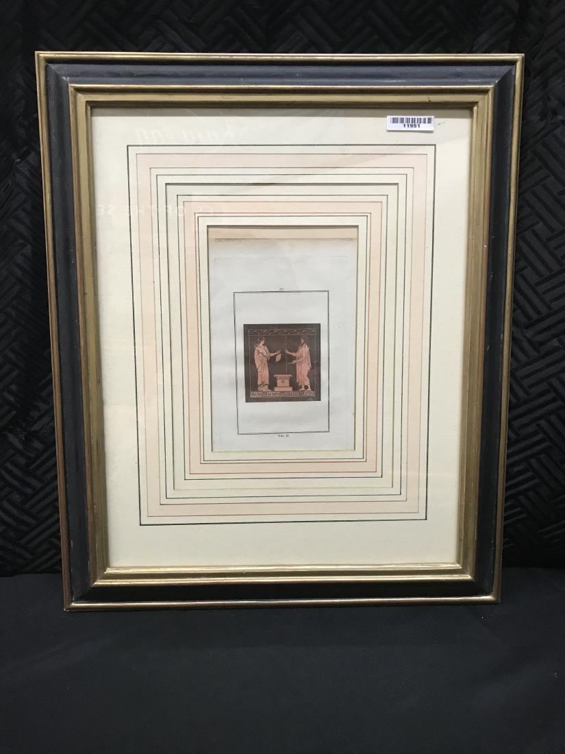 1791 Greece Greek 2 People Print Antique Sir William (1 of 6)