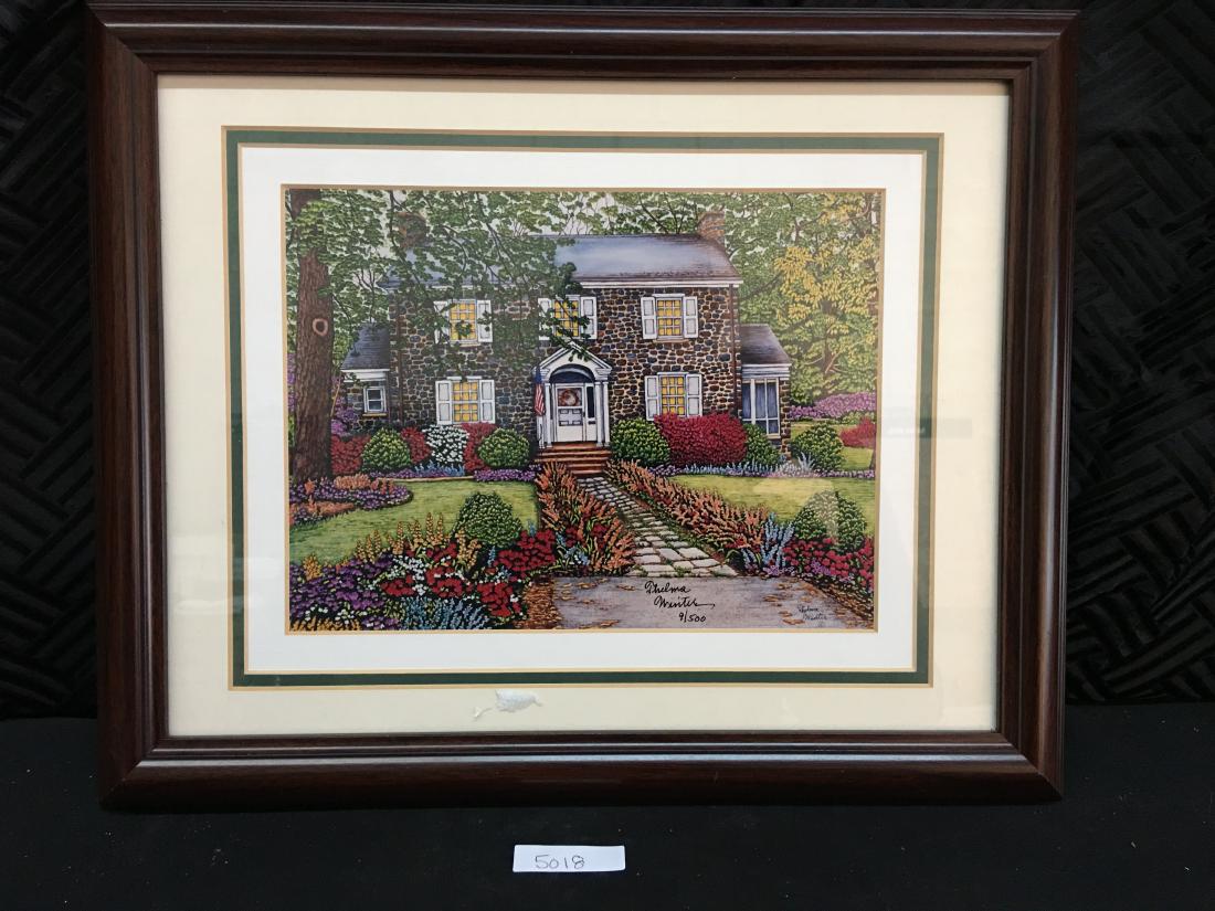 Signed Framed Numbered Print Thelma Winter Portrait of (1 of 6)