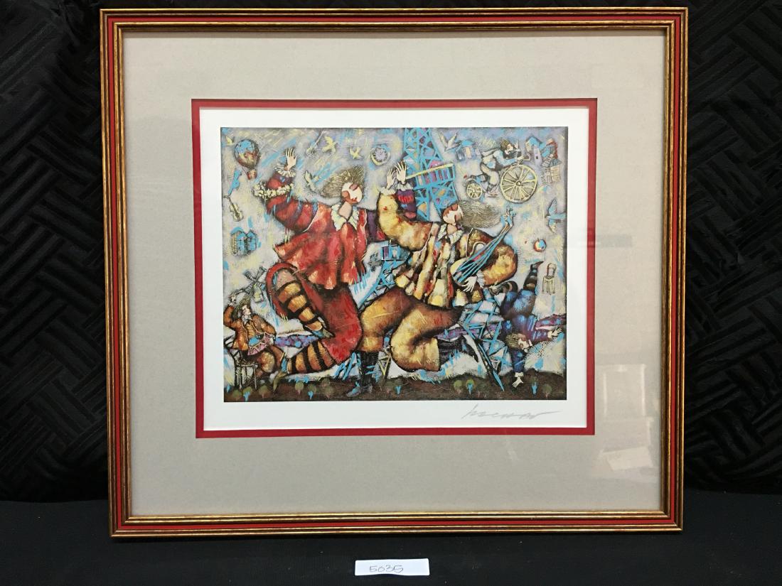 Signed Framed Print Dancers (1 of 6)