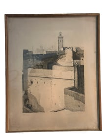 Signed R. Senicot Algerian