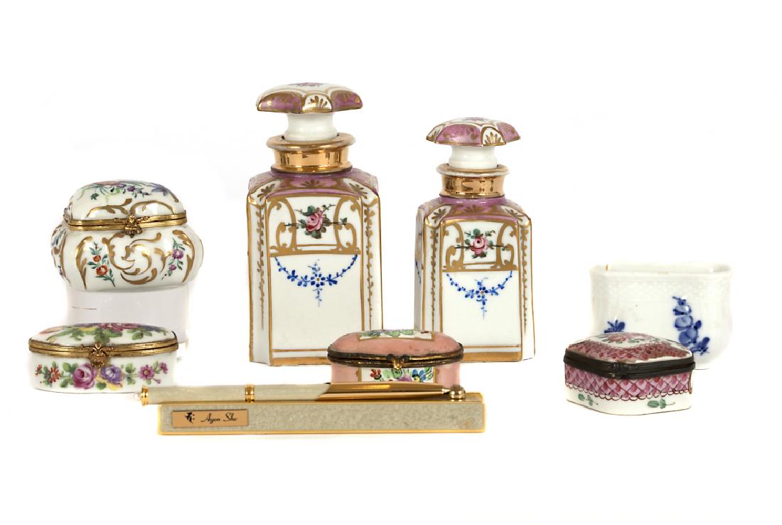 A group of Continental porcelains (1 of 3)