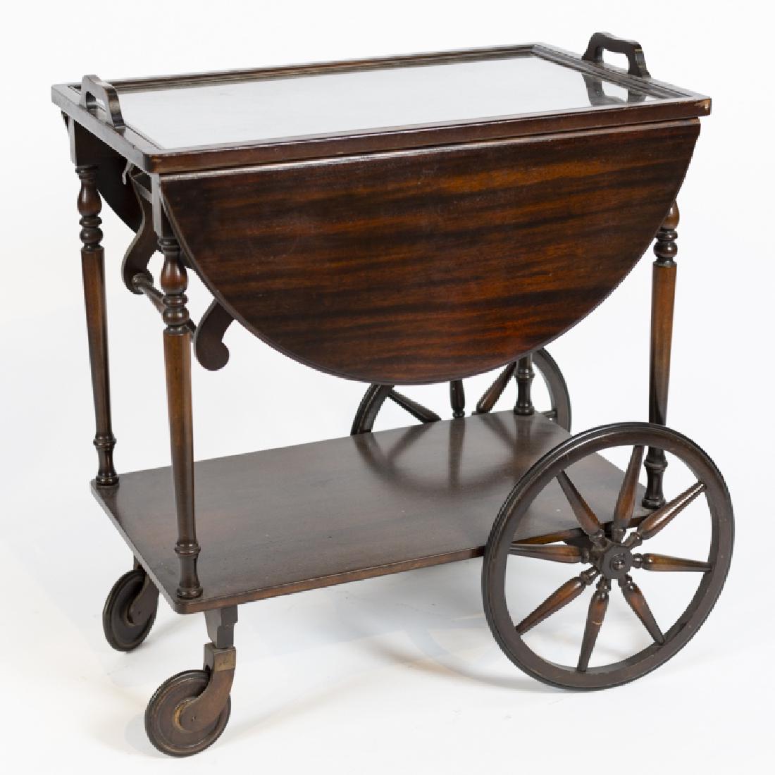 A Victorian mahogany tea trolley (1 of 4)