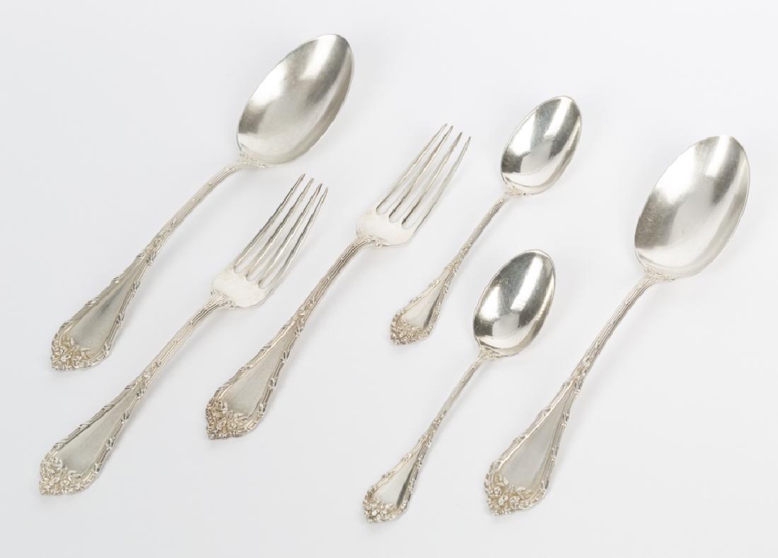 A Durgin Madame Royale sterling part flatware set (1 of 3)