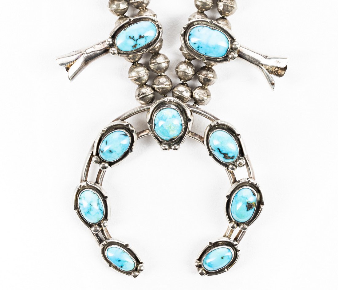 A collection of Native American turquoise jewelry (1 of 4)