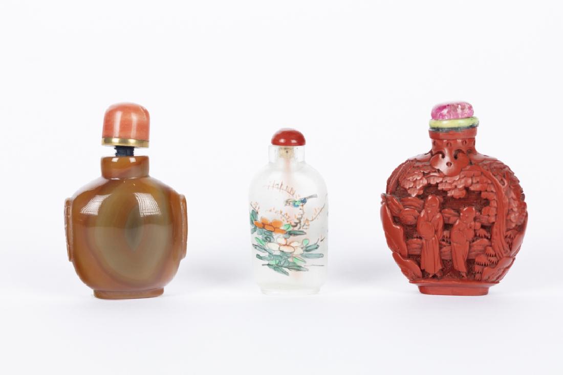 Three Chinese snuff bottles (1 of 4)