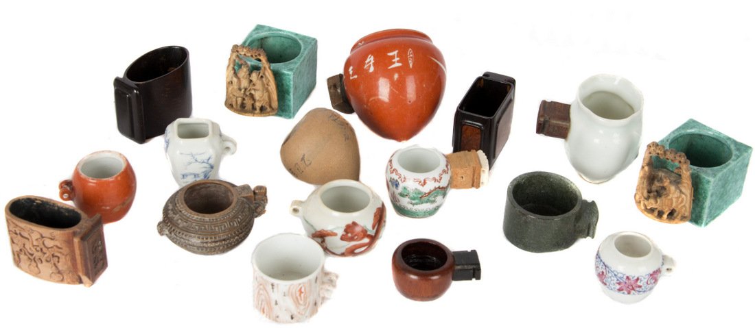 A large group of Chinese birdcage feeders (1 of 6)