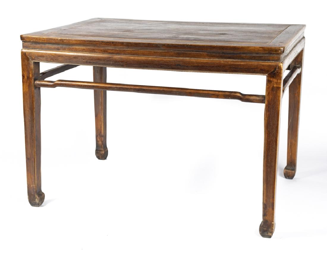 A Chinese hardwood rectangular table (1 of 4)