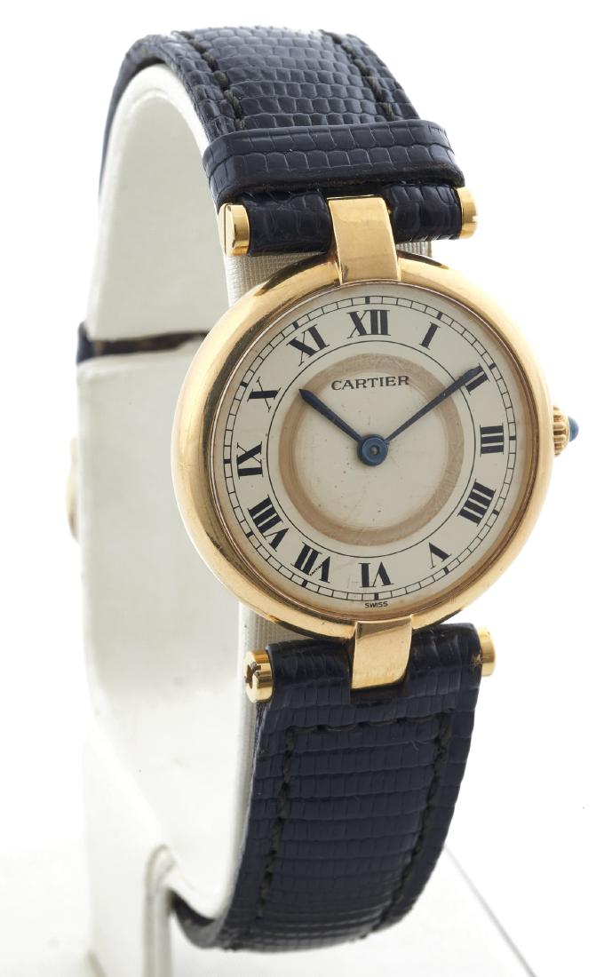 A Cartier Vendome 18k wristwatch (1 of 2)