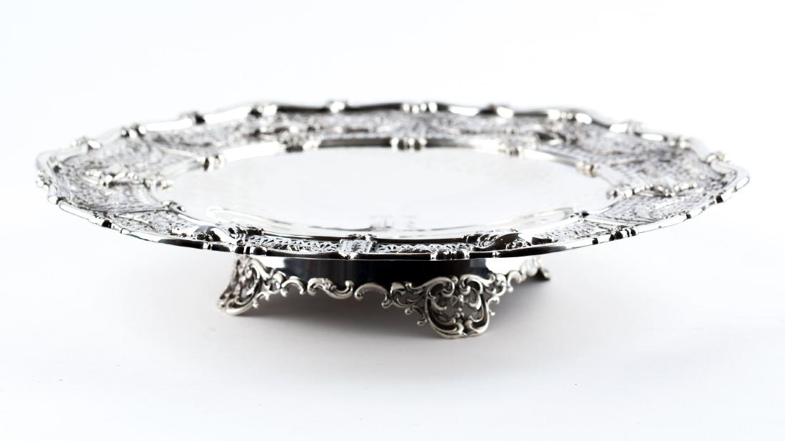 A Shreve & Co. Adam sterling cake stand (1 of 5)