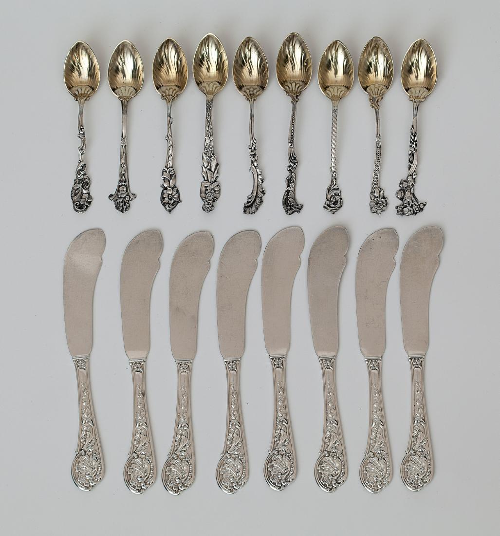 A sterling flatware group by Gorham (1 of 5)