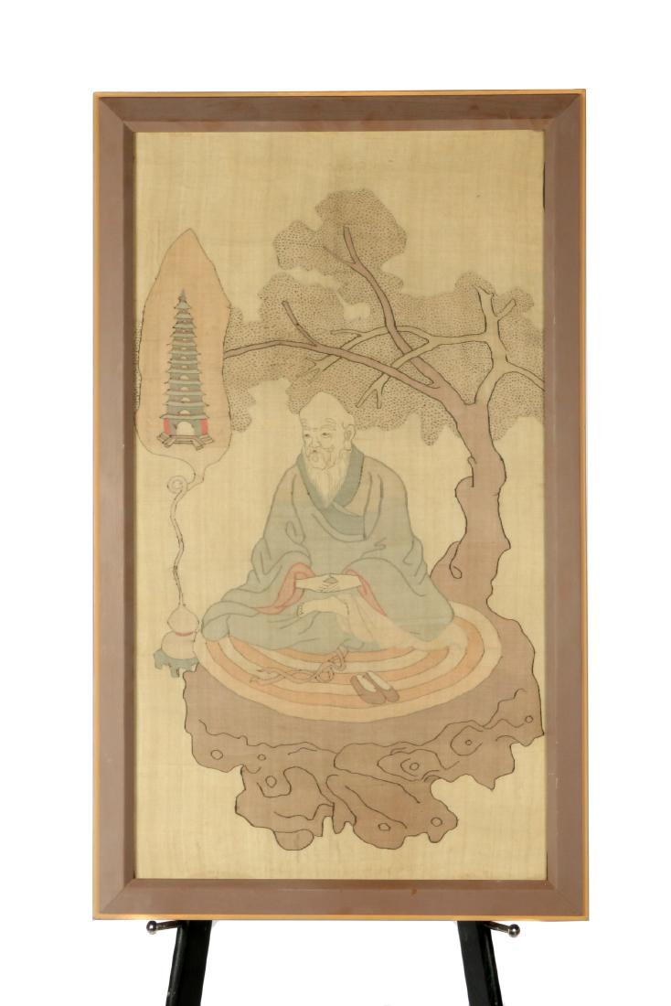 A Chinese kesi-woven panel (1 of 3)