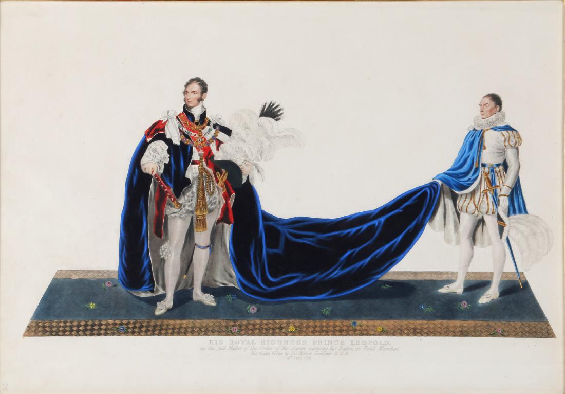 A set of 15 hand-colored etchings and aquatints (1 of 18)