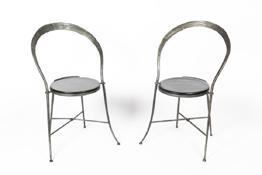 A pair of Giovanni Banci side chairs (1 of 3)
